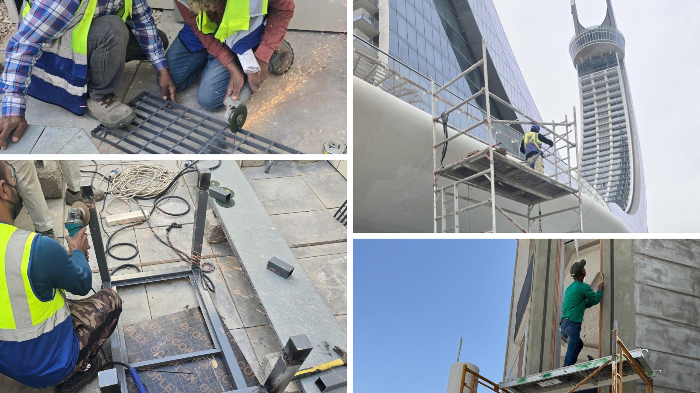 Steel, Aluminum & Glass